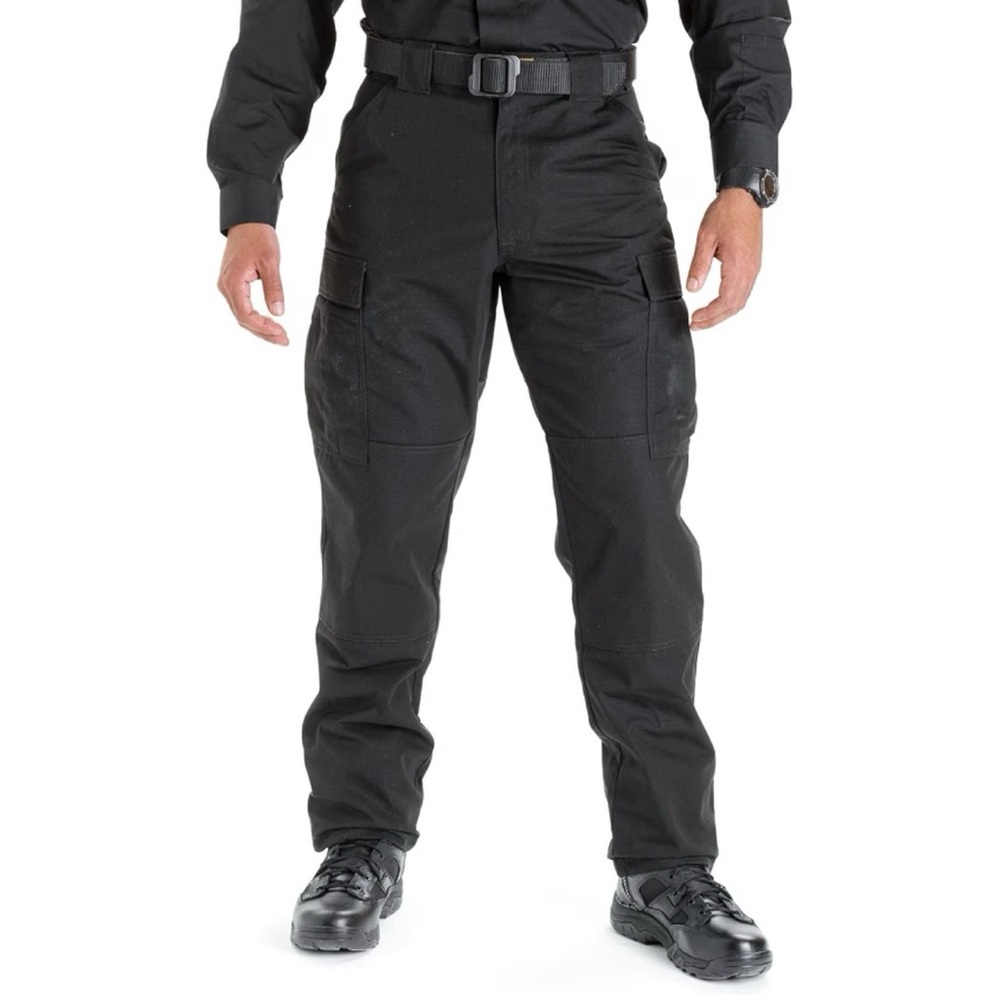 5.11 TACTICAL Cargo Pants Relaxed Fit TDU Ripstop Black Regular Military